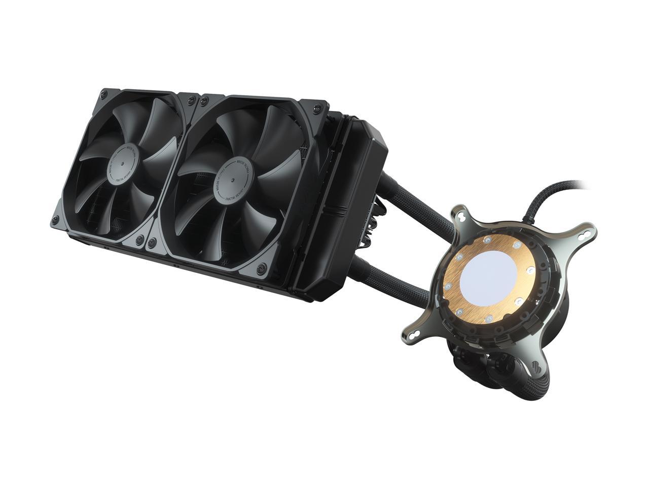 Fractal Design Celsius+ S28 Dynamic X2 Pwm Black 280Mm Silent Performance Slim Radiator Aio Cpu Liquid/Water Cooler