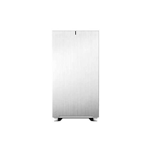 Fractal Design Fd-C-Def7A-06 Define 7 White Tg Clear Tint /Brushed Aluminum/Steel E-Atx Silent Modular Tempered Glass Window Mid Tower Computer Case