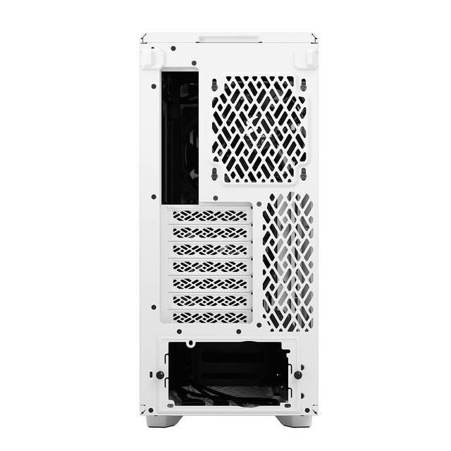 Fractal Design Fd-C-Mes2C-05 Meshify 2 Compact White Tempered Glass Clear Atx Mid Tower Computer Case (White)