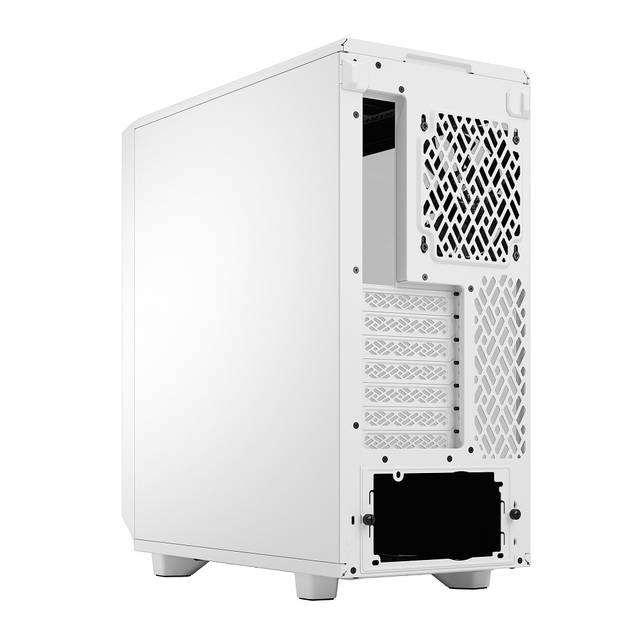 Fractal Design Fd-C-Mes2C-05 Meshify 2 Compact White Tempered Glass Clear Atx Mid Tower Computer Case (White)