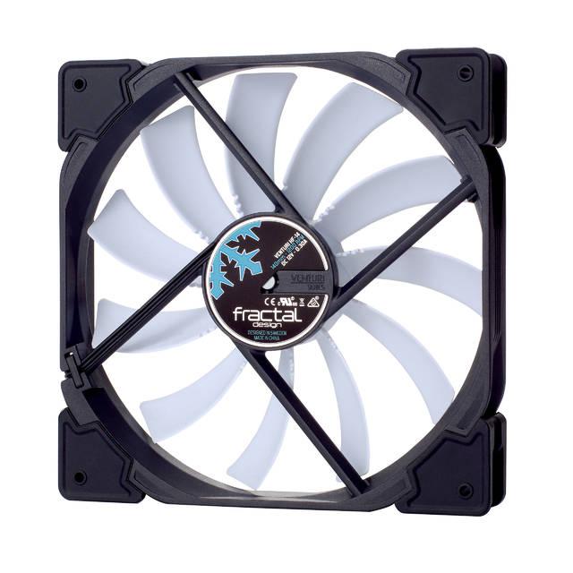 Fractal Design Fd-Fan-Vent-Hf14-Wt Venturi Hf-14 140Mm High Airflow Fluid Dynamic Bearing White Computer Case Fan