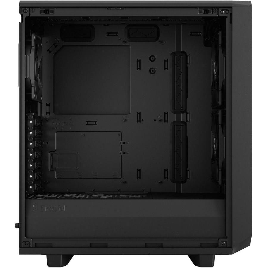 Fractal Design Fd-C-Mes2C-03 Meshify 2 Compact Black Light Tempered Glass Tint Atx Mid Tower Computer Case (Black)