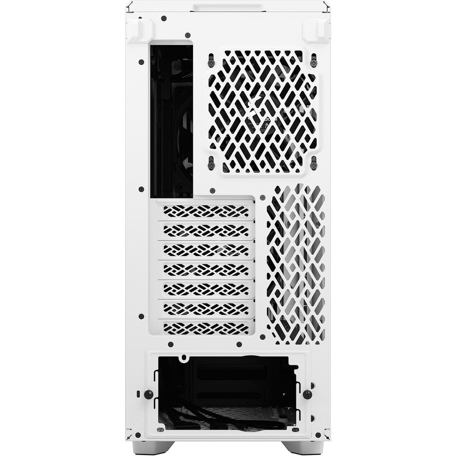 Fractal Design Fd-C-Mes2C-05 Meshify 2 Compact White Tempered Glass Clear Atx Mid Tower Computer Case (White)