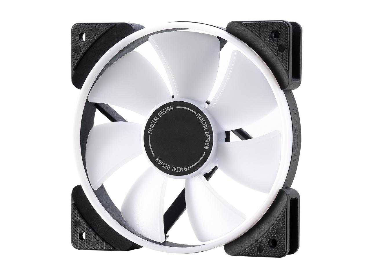 Fractal Design Prisma Sl-12 120Mm White Led Long Life Sleeve Bearing Computer Case Fan