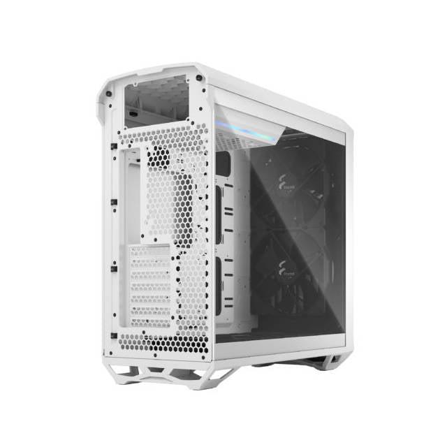 Fractal Design Torrent White E-Atx Tempered Glass Window High-Airflow Mid Tower Computer Case - Fd-C-Tor1A-03 (White)