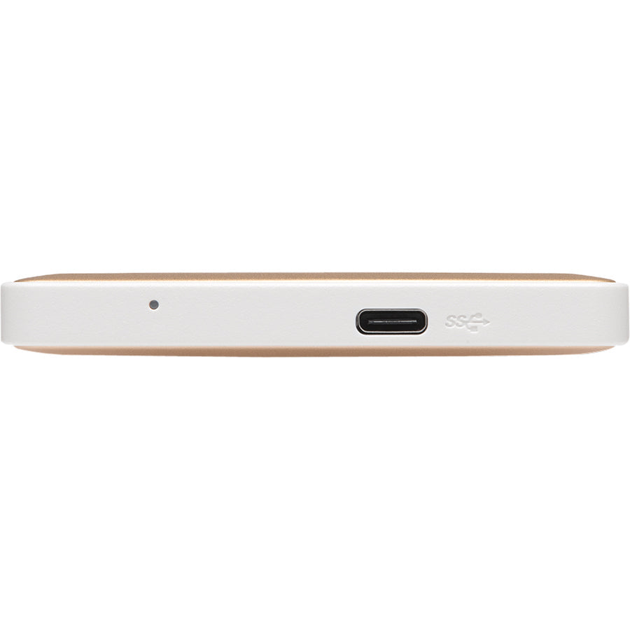 G-Technology G-DRIVE mobile USB-C GDMUCWWC20001AGBV2 2 TB Portable Hard Drive - 2.5 External - Gold" 0G10340
