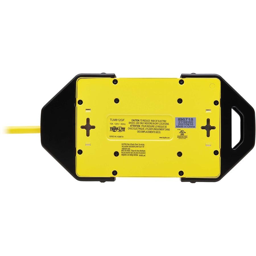 GFCI Power Strip 8 Outlet Safety Strip - Tripp Lite by Eaton | TecISoft TLM812GF