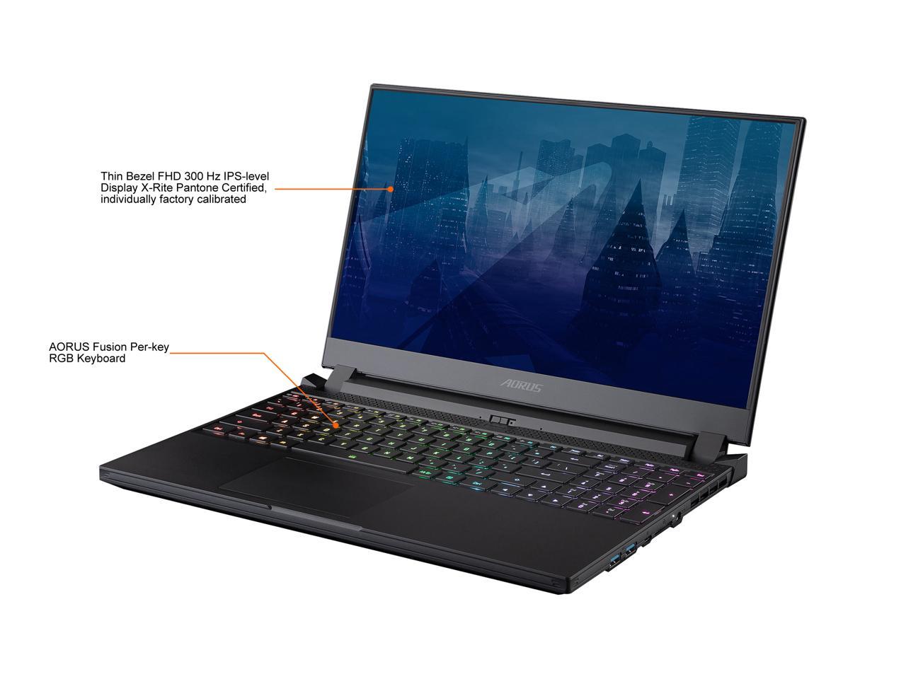 Gigabyte Aorus 15P Xd - 15.6" Fhd Ips Anti-Glare 300Hz, Intel Core I7, Nvidia Geforce Rtx 3070