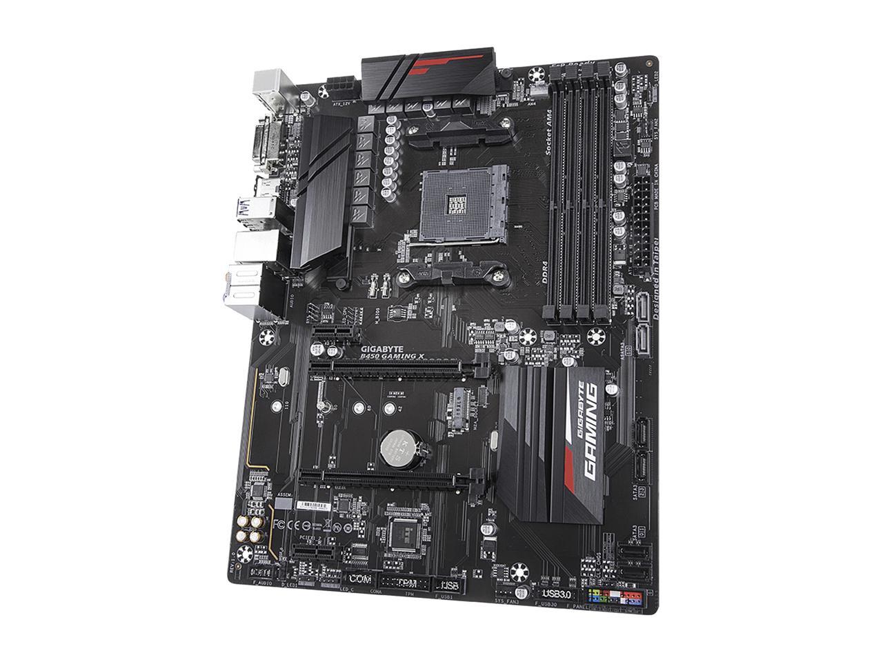 Gigabyte B450 Gaming X Am4 Amd B450 Sata 6Gb/S Atx Amd Motherboard