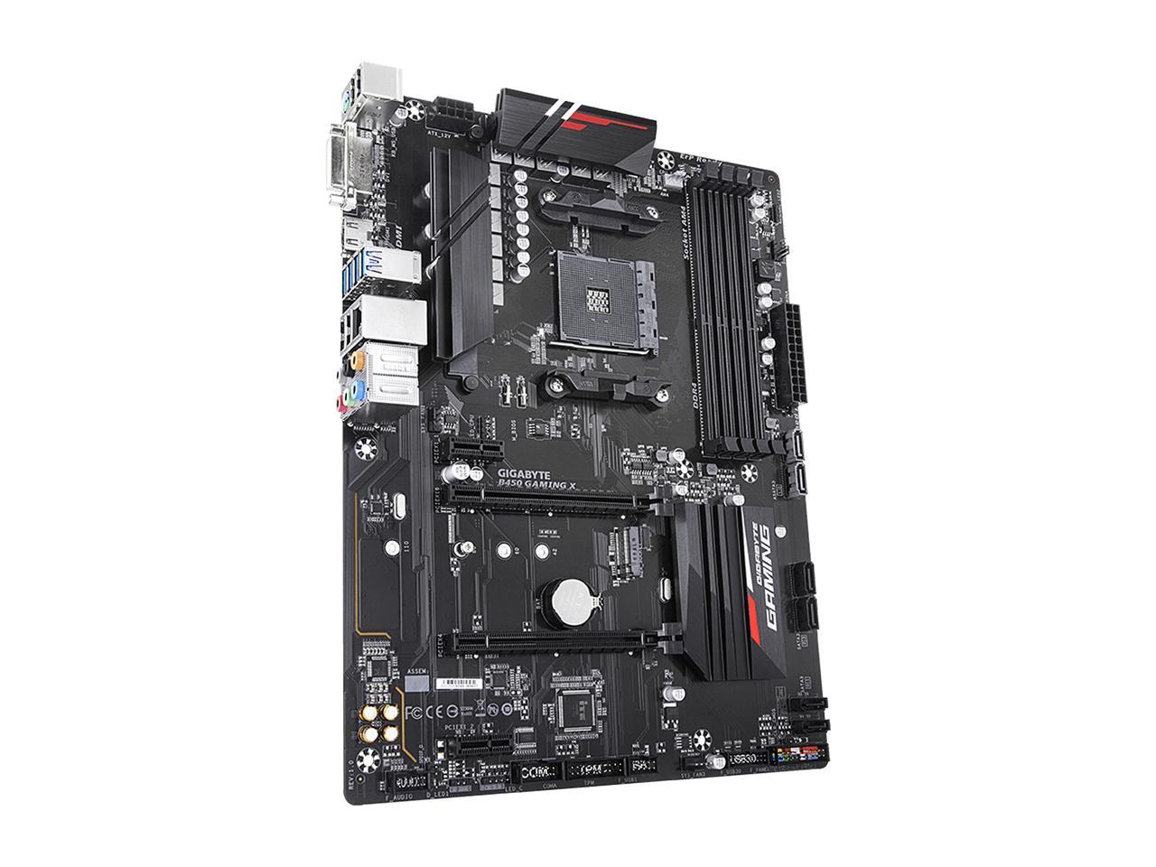 Gigabyte B450 Gaming X Am4 Amd B450 Sata 6Gb/S Atx Amd Motherboard