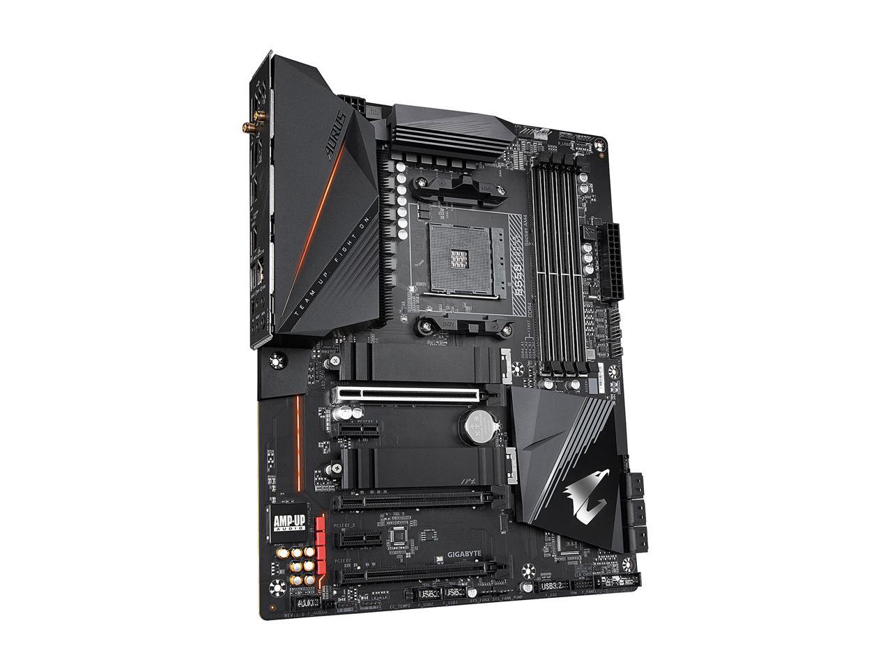 Gigabyte B550 Aorus Pro Ac Am4 Amd B550 Atx Motherboard With Dual M.2, Sata 6Gb/S, Usb 3.2 Gen 2, Intel 802.11Ac, 2.5 Gbe Lan, Pcie 4.0