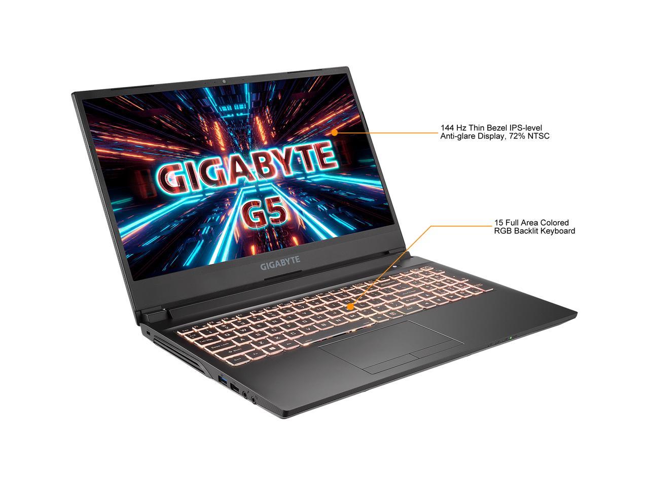 Gigabyte G5 Kc - 15.6" Fhd Ips Anti-Glare 144Hz - Intel Core I5-10500H - Nvidia Geforce Rtx 3060