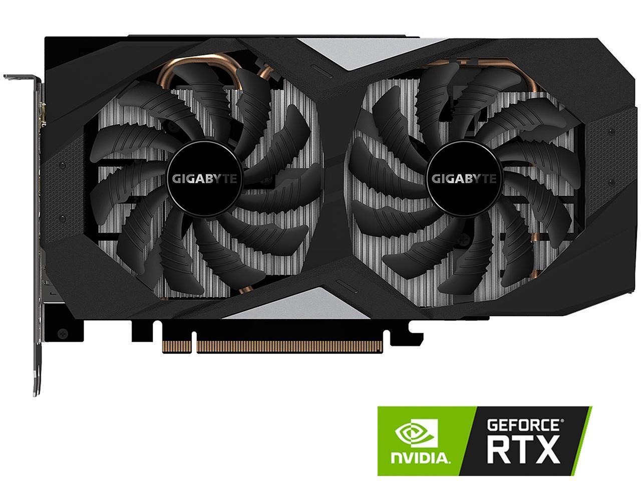 Gigabyte Geforce Rtx 2060 Oc Gg Graphics Card, 2X Windforce Fans, 6Gb 192-Bit Gddr6, Gv-N2060Oc-6Gd Rev2.0 Video Card