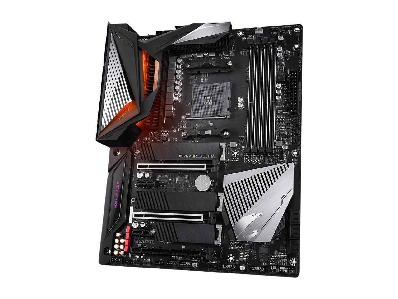 Gigabyte X570 Aorus Ultra Amd Ryzen 3000 Pcie 4.0 Sata 6Gb/S Usb 3.2 Amd X570 Atx Motherboard