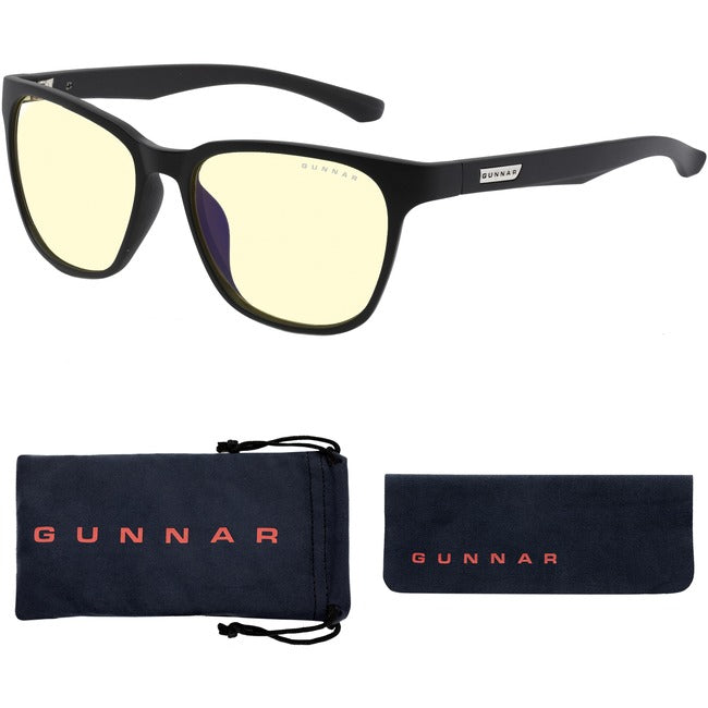 Gunnar Gaming & Computer Glasses - Berkeley, Onyx, Amber Tint