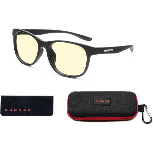 Gunnar Gaming & Computer Glasses For Kids (Age 12+) - Rush, Onyx, Amber Tint