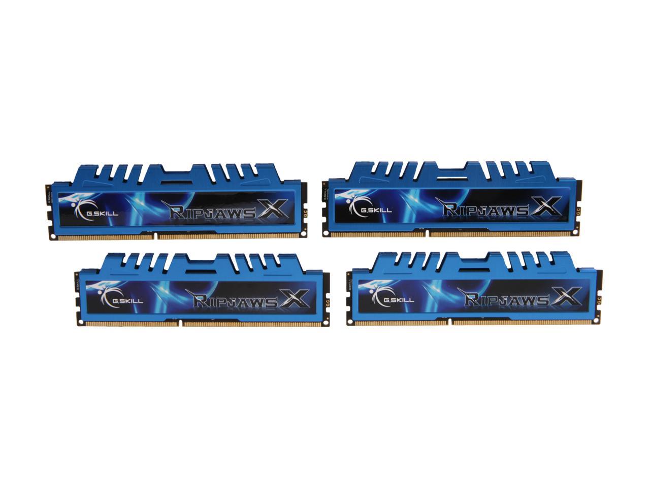 G.Skill Ripjaws X Series 16Gb (2 X 8Gb) 240-Pin Ddr3 Sdram Ddr3 1600 (Pc3 12800) Desktop Memory Model F3-1600C9D-16Gxm