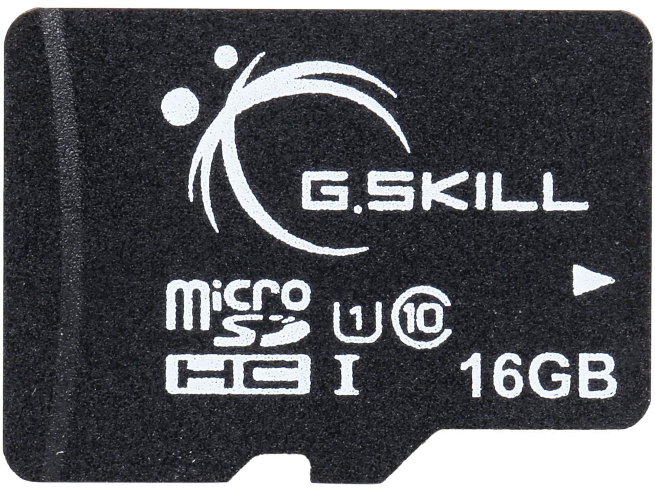 G.Skill 64Gb Microsdxc Uhs-I/U1 Class 10 Memory Card With Adapter (Ff-Tsdxc64Ga-U1)