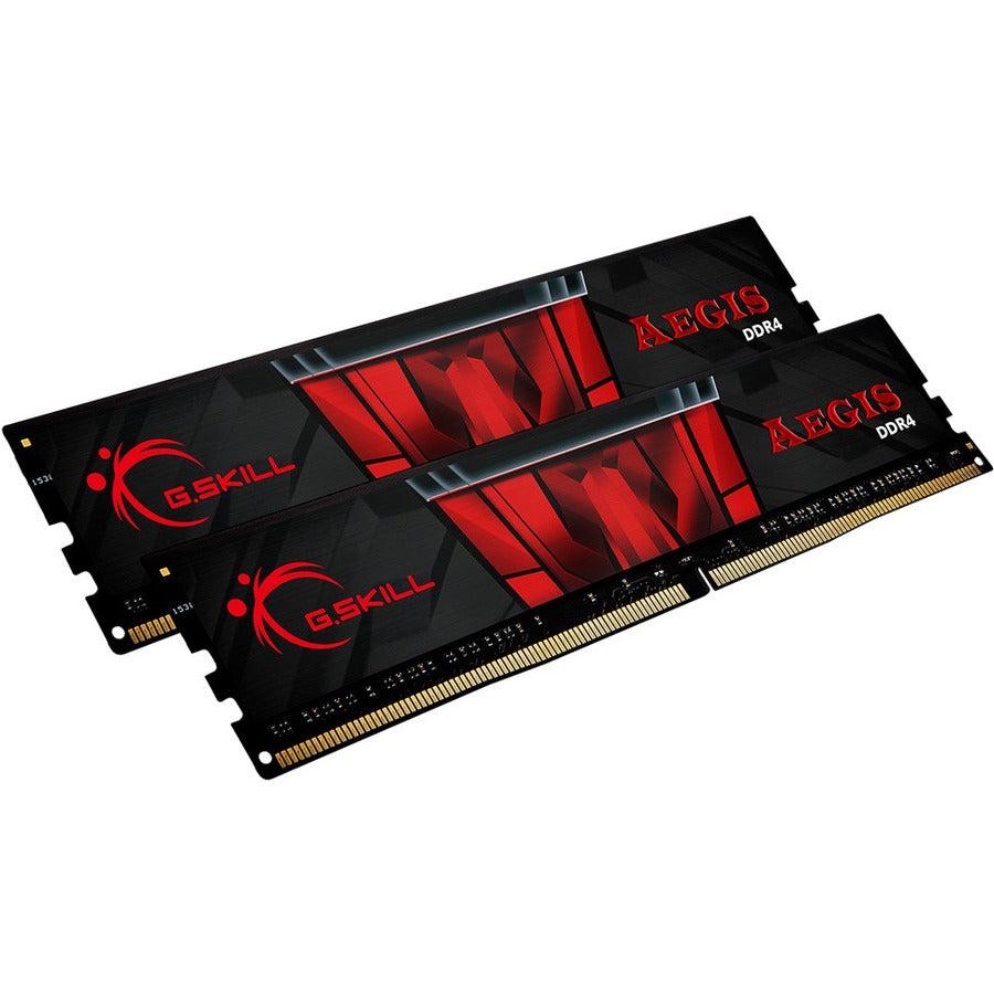 G.Skill Aegis 16Gb (2 X 8Gb) 288-Pin Ddr4 Sdram Ddr4 3200 (Pc4 25600) Intel Xmp 2.0 Memory Kit Model F4-3200C16D-16Gis