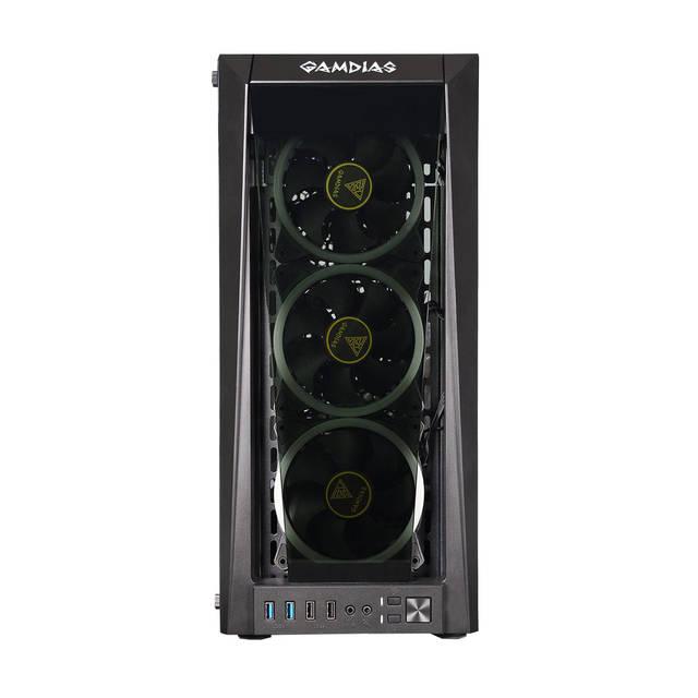 Gamdias Gd-Talos M1B No Power Supply Atx Mid Tower Case W/ Windows (Black)