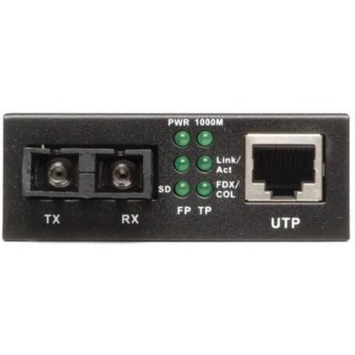 Gigabit Ethernet Media Converter - 10/100/1000 SC Multimode Fiber | Tripp Lite by Eaton N785-001-SC