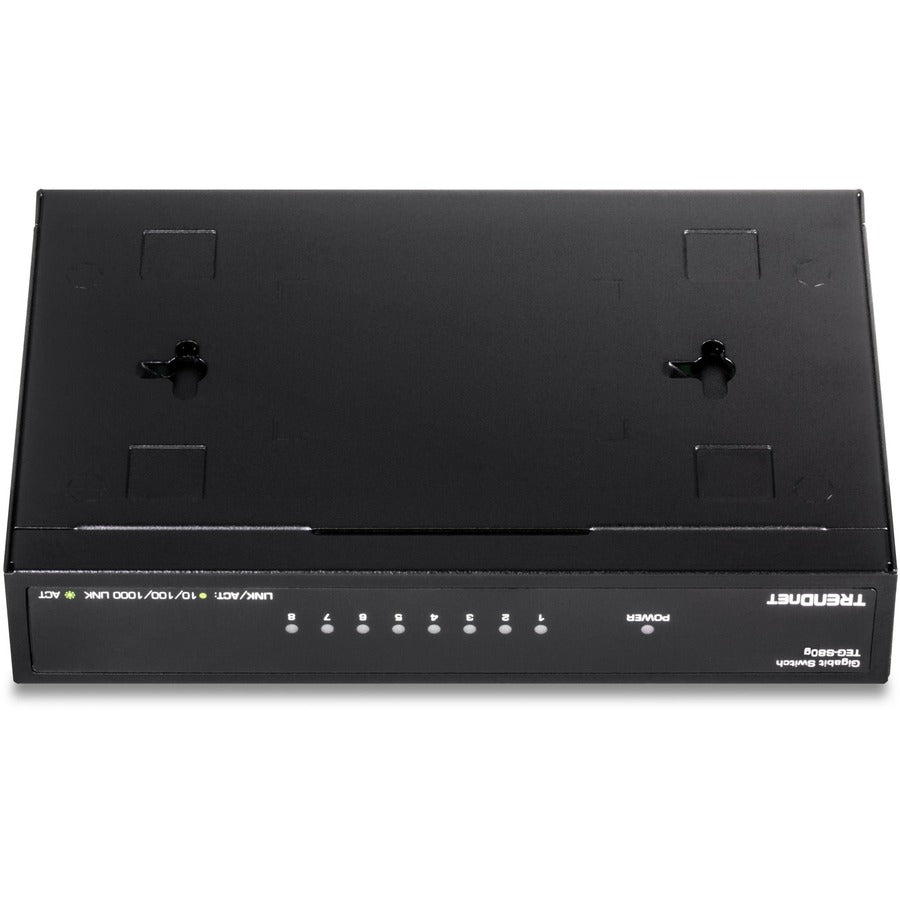 Gigabit Ethernet Switch - 8-Port GREENnet Mini Switch | TRENDnet TEG-S80G
