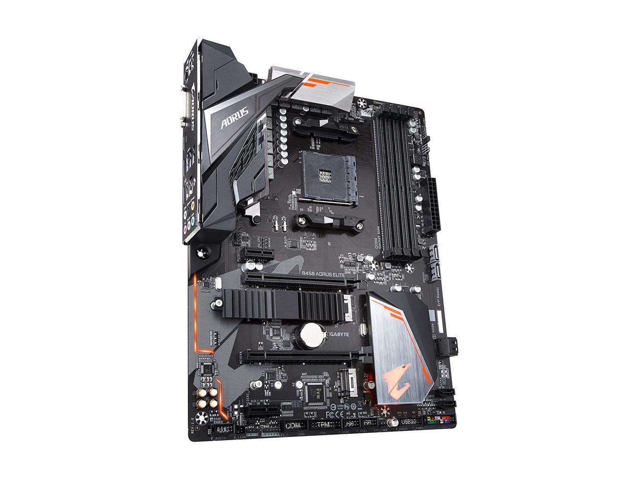Gigabyte B450 Aorus Elite Am4 Amd B450 Sata 6Gb/S Atx Amd Motherboard