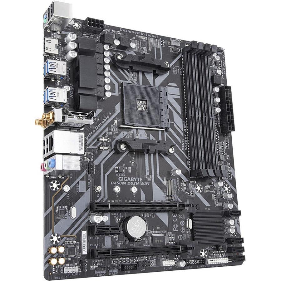 Gigabyte B450M Ds3H Wifi Am4 Amd B450 Sata 6Gb/S Micro Atx Amd Motherboard