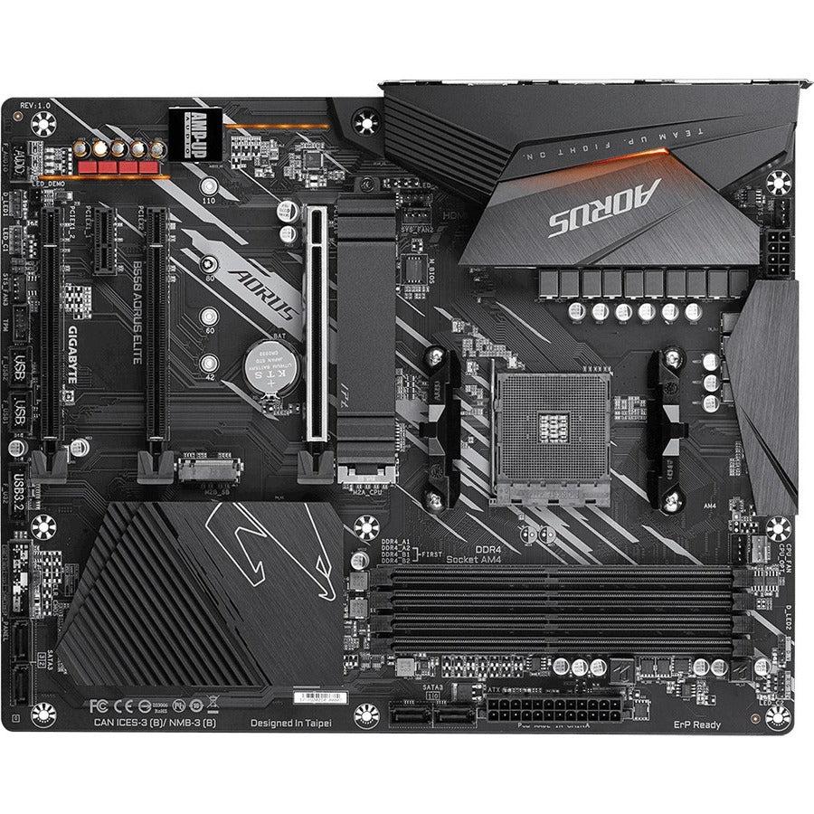 Gigabyte B550 Aorus Elite Socket Am4/ Amd B550/ Ddr4/ Sata3&Usb3.2/ M.2/ Atx Motherboard