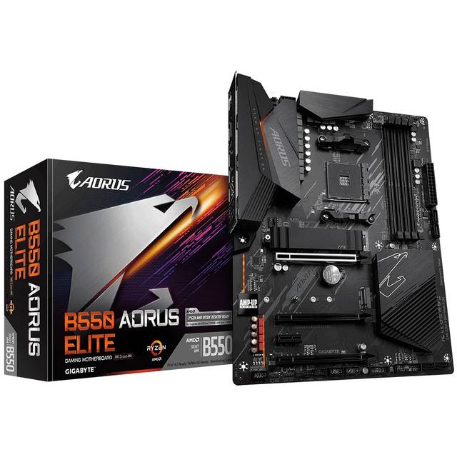 Gigabyte B550 Aorus Elite Socket Am4/ Amd B550/ Ddr4/ Sata3&Usb3.2/ M.2/ Atx Motherboard