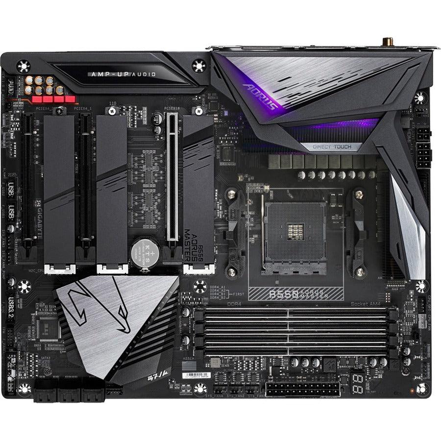 Gigabyte B550 Aorus Master Am4 Amd B550 Atx Motherboard With Triple M.2, Sata 6Gb/S, Usb 3.2 Gen 2, Wifi 6, 2.5 Gbe Lan, Pcie 4.0