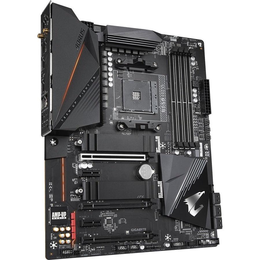 Gigabyte B550 Aorus Pro Ac Am4 Amd B550 Atx Motherboard With Dual M.2, Sata 6Gb/S, Usb 3.2 Gen 2, Intel 802.11Ac, 2.5 Gbe Lan, Pcie 4.0