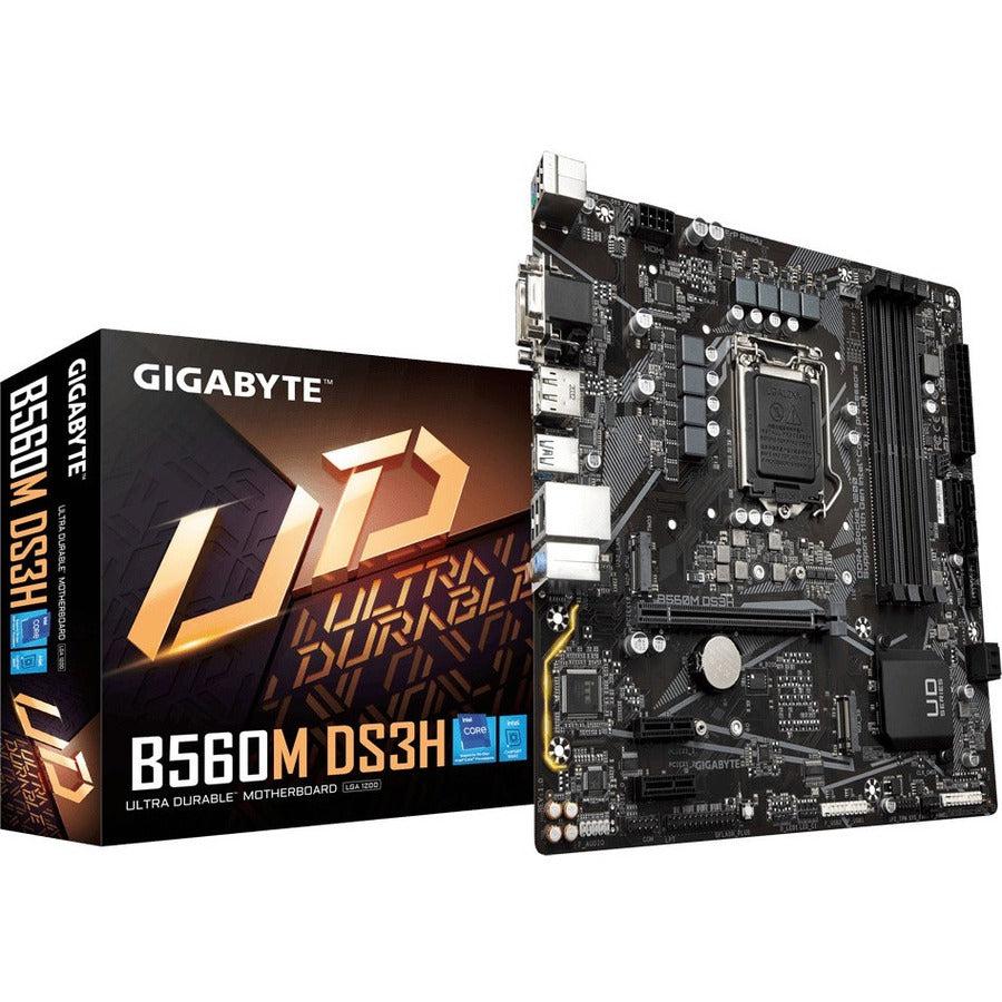 Gigabyte B560M Ds3H Socket Lga1200/ Intel B560/ Ddr4/ Sata3&Usb3.2/ M.2/ Micro Atx Motherboard