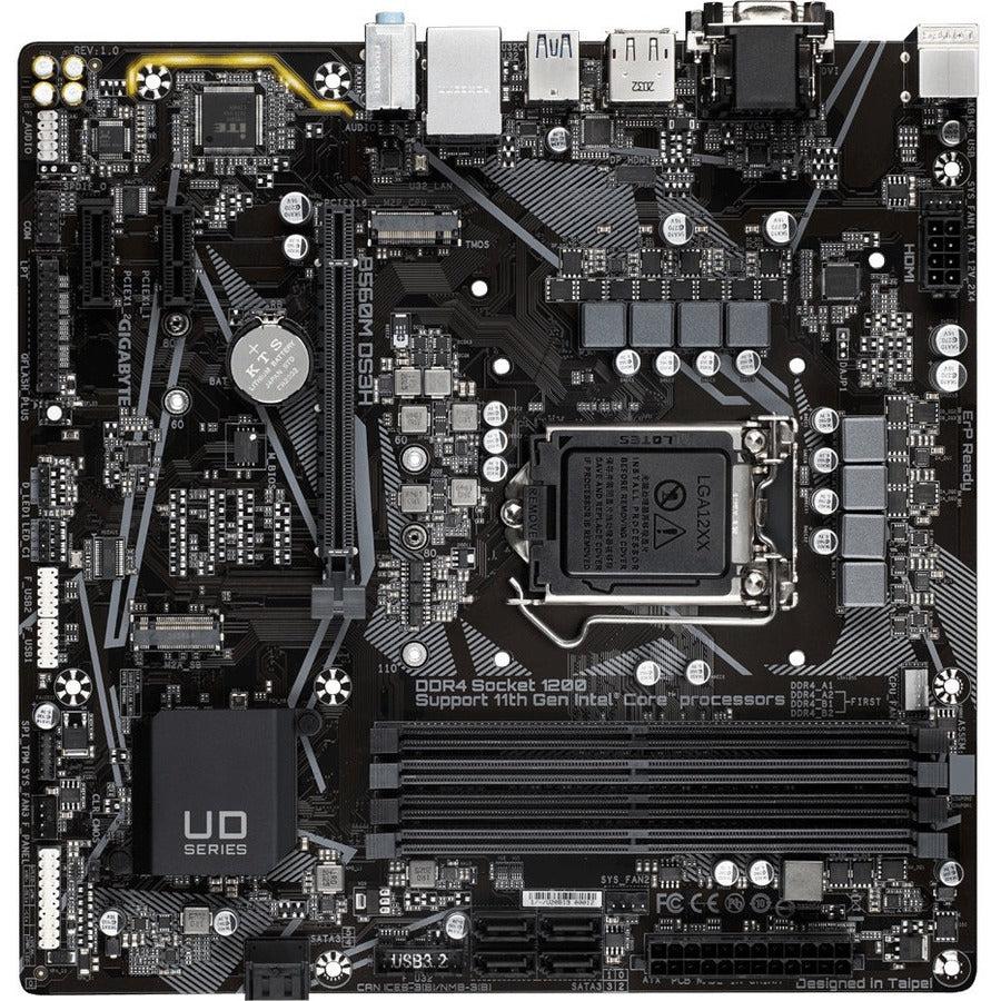 Gigabyte B560M Ds3H Socket Lga1200/ Intel B560/ Ddr4/ Sata3&Usb3.2/ M.2/ Micro Atx Motherboard
