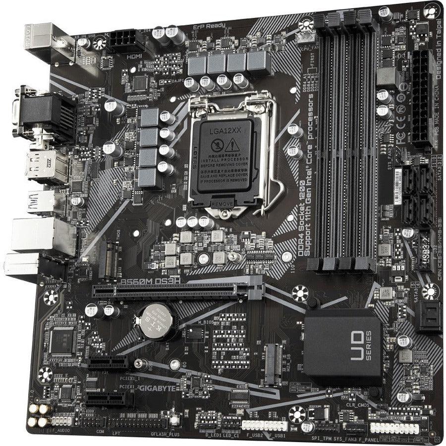 Gigabyte B560M Ds3H Socket Lga1200/ Intel B560/ Ddr4/ Sata3&Usb3.2/ M.2/ Micro Atx Motherboard