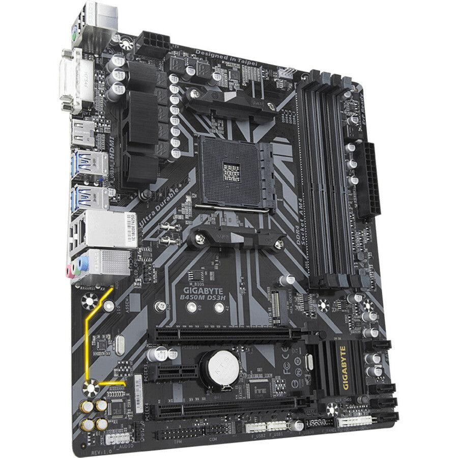 Gigabyte ?Ddr4 Sdram B450M Ds3H Am4 Amd B450 Sata 6Gb/S Micro Atx Amd Motherboard