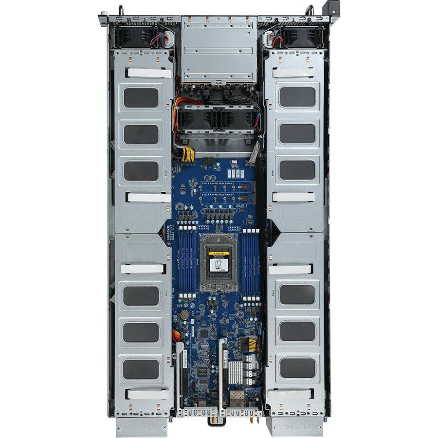 Gigabyte G291-Z20 Barebone System - 2U Rack-mountable - Socket SP3 - 1 x Processor Support