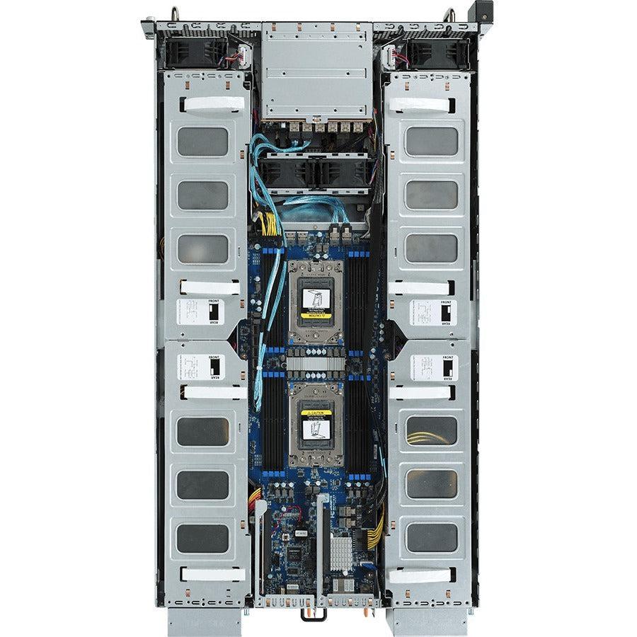 Gigabyte G292-Z40 Barebone System - 2U Rack-mountable - Socket SP3 - 2 x Processor Support