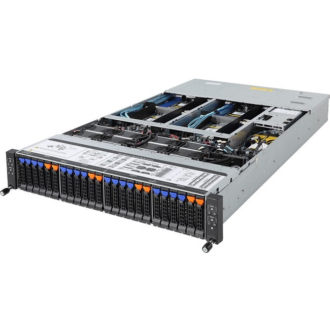 Gigabyte H261-Z61 Barebone System - 2U Rack-mountable - Socket SP3 - 2
