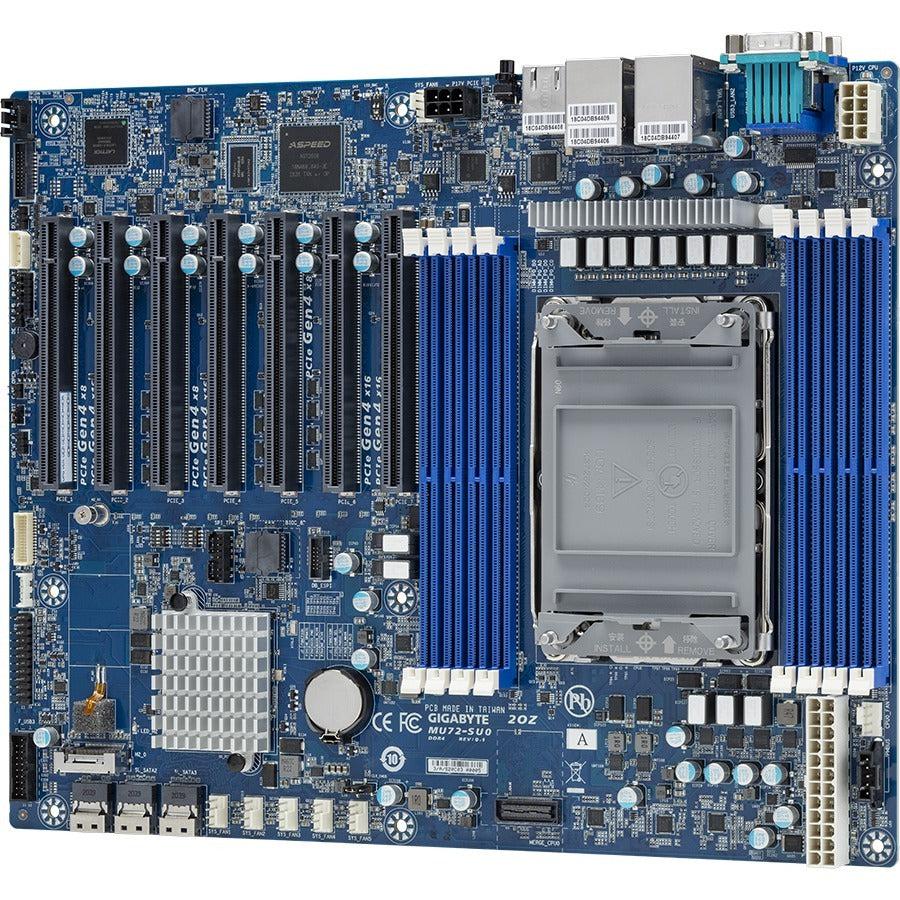 Gigabyte MU70-SU0 Server Motherboard - Intel C621A Chipset - Socket LGA-4189 - Intel Optane Memory Ready - ATX MU72-SU0