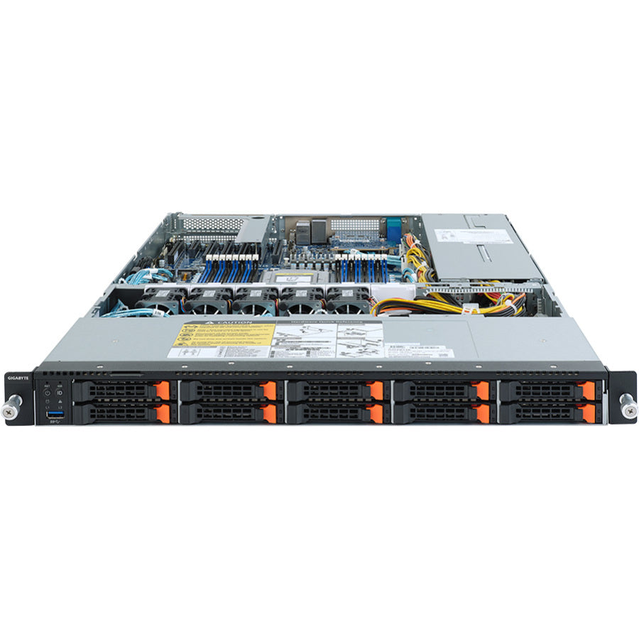 Gigabyte R152-Z32 Barebone System - 1U Rack-mountable - Socket SP3 - 1 x Processor Support