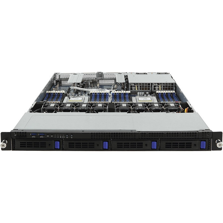 1u Router Barebones Gigabyte R181-Z90 Barebone System - 1U Rack-mountable - Socket SP3 - 2