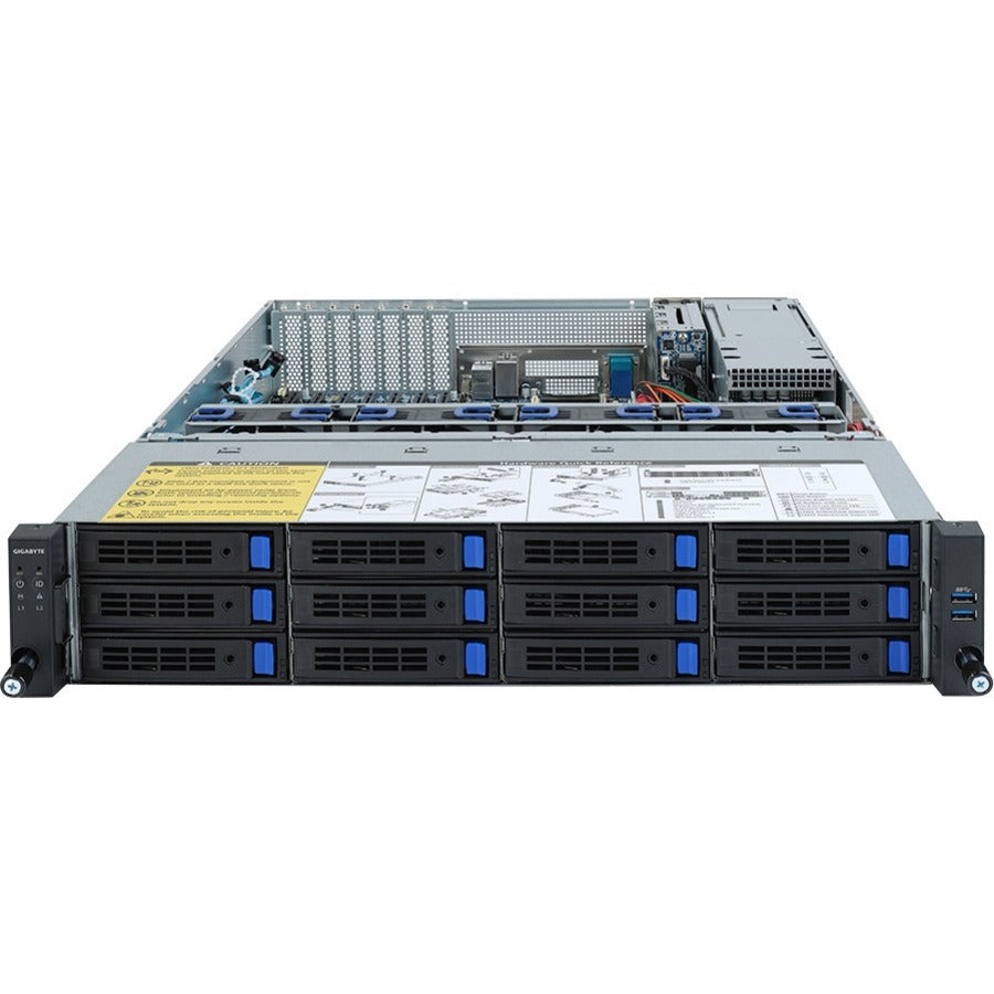 Gigabyte R272-Z30 Barebone System - 2U Rack-mountable - Socket SP3 - 1 x Processor Support