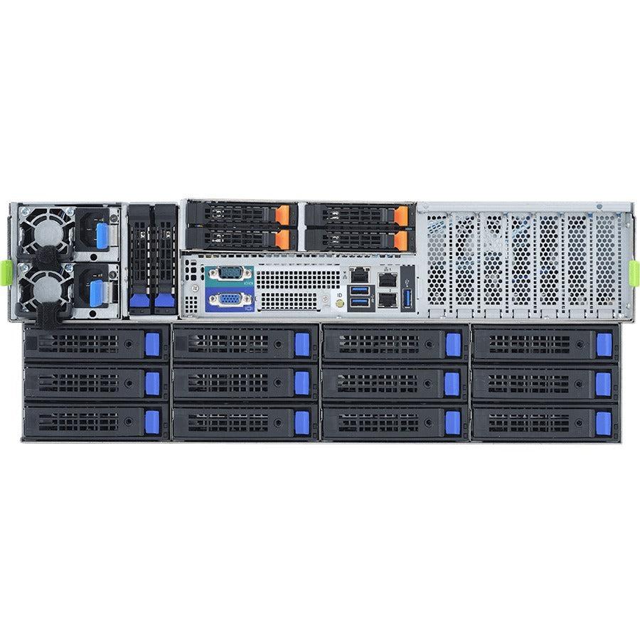 Gigabyte S452-Z30 Barebone System - 4U Rack-mountable - Socket SP3 - 1 x Processor Support