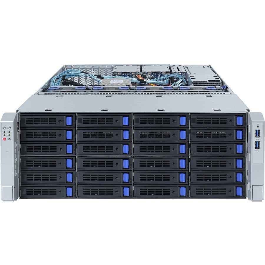 Gigabyte S452-Z30 Barebone System - 4U Rack-mountable - Socket SP3 - 1 x Processor Support