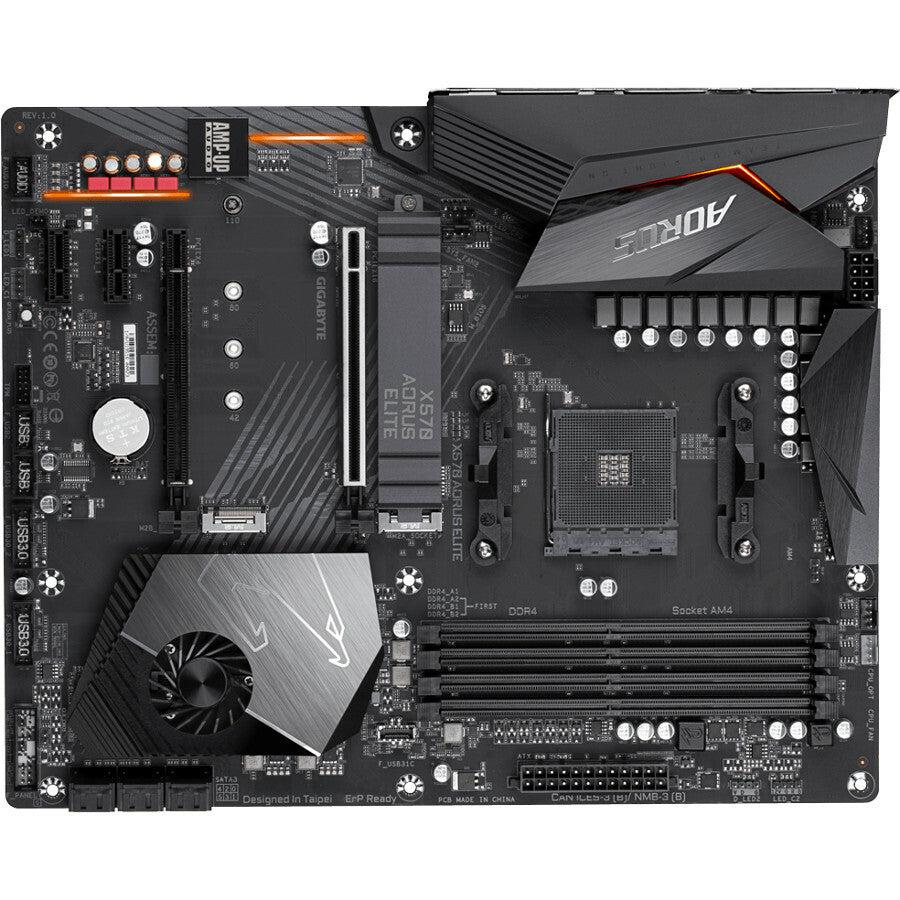 Gigabyte X570 Aorus Elite Amd Ryzen 3000 Pcie 4.0 Sata 6Gb/S Usb 3.2 Amd X570 Atx Motherboard