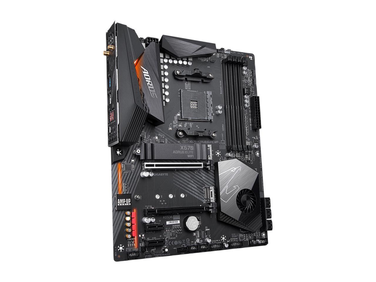 Gigabyte X570 Aorus Elite Wifi Am4 Amd X570 Sata 6Gb/S Atx Amd Motherboard