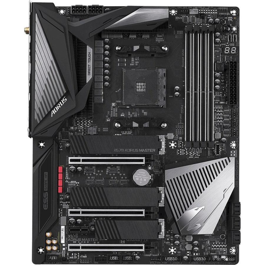 Gigabyte X570 Aorus Master (Rev. 1.2) Amd Ryzen 3000 Pcie 4.0 Sata 6Gb/S Usb 3.2 Amd X570 Atx Motherboard