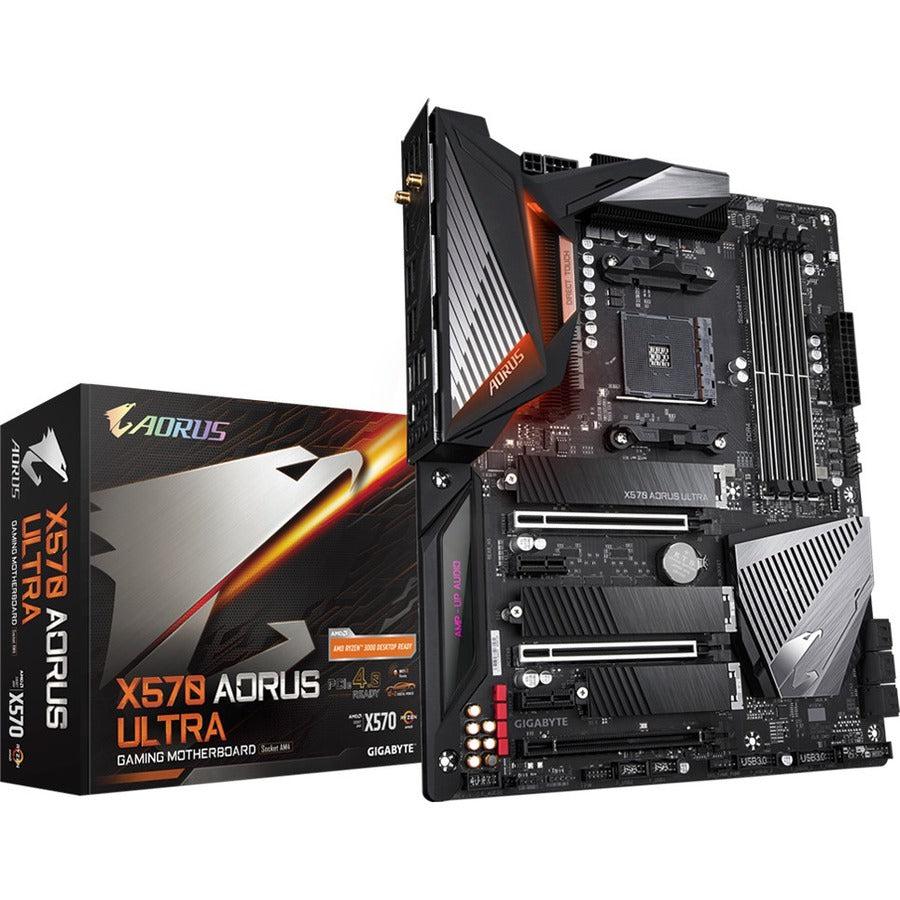 Gigabyte X570 Aorus Ultra Amd Ryzen 3000 Pcie 4.0 Sata 6Gb/S Usb 3.2 Amd X570 Atx Motherboard