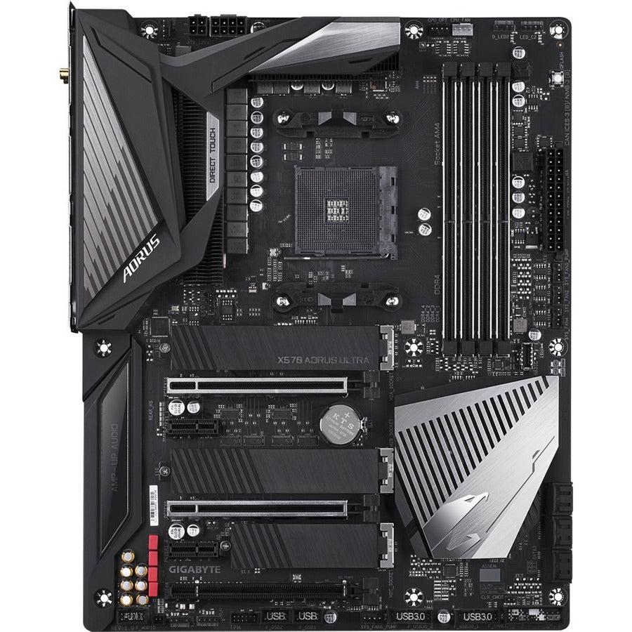 Gigabyte X570 Aorus Ultra Amd Ryzen 3000 Pcie 4.0 Sata 6Gb/S Usb 3.2 Amd X570 Atx Motherboard